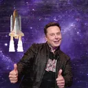 Elon Goes to Space artwork