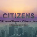 Philippians: Citizens Here | Pastor Jeff Seaver artwork