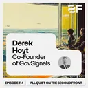 114. Derek Hoyt, Co-Founder of GovSignals artwork