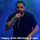 Happy 37th Birthday Drake artwork