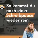 Wiedereinstieg Roman: So kommst du nach einer Schreibpause wieder rein artwork