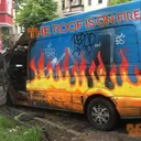 THE ROOF IS ON FIRE artwork