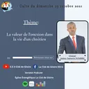 E.E.V-Cité de Gloire - Thème : La valeur de l'onction dans la vie d'un chrétien artwork