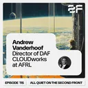 115. Andrew Vanderhoof, Director of DAF CLOUDworks at AFRL artwork