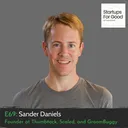 Sander Daniels, Founder at Thumbtack, Scaled, and GroomBuggy artwork
