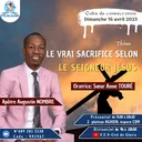 E.E.V-Cité de Gloire: Le vrai sacrifice selon le Seigneur Jésus artwork