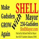 Michael Shell for Mayor Gadsden Alabama artwork