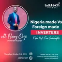 Ep. 38: MADE IN NIGERIA VS FOREIGN MADE INVERTER artwork
