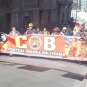 COB y trabajadores fabriles marchan en La Paz en apoyo a los empleados de Enatex artwork