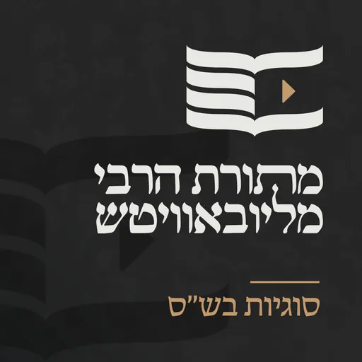 מתורת הרבי מליובאוויטש - סוגיות בש"ס Artwork
