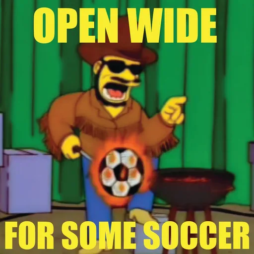 Open Wide For Some Soccer Artwork