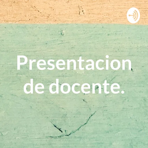 Presentacion de docente. Artwork
