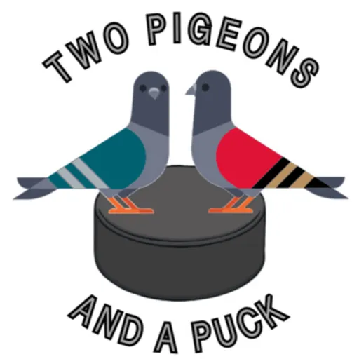 Two Pigeons and a Puck Artwork