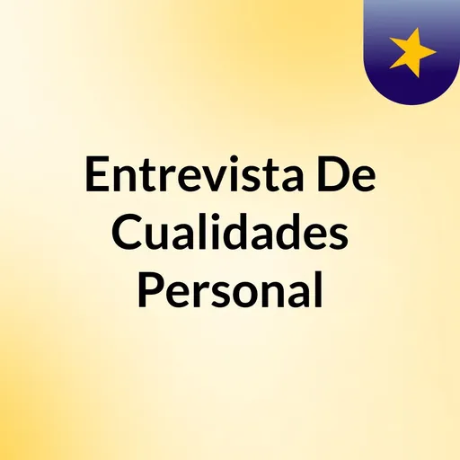 Entrevista De Cualidades Personal Artwork