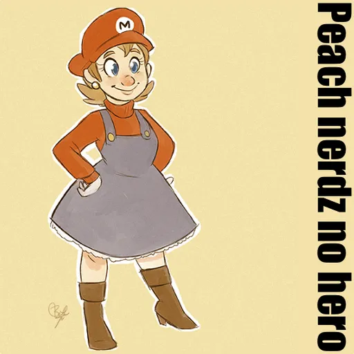Peach nerdz no hero Artwork