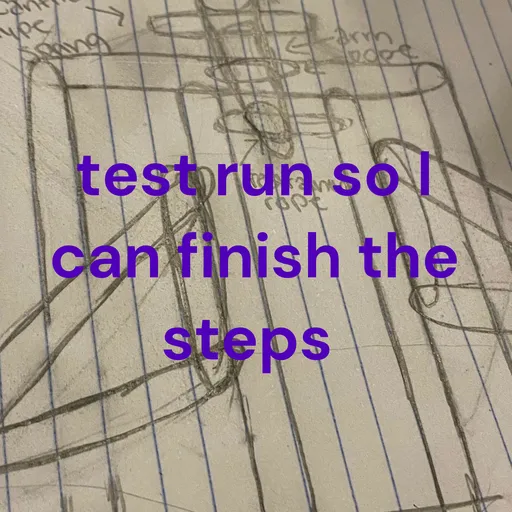 test run so I can finish the steps Artwork