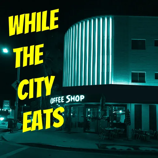 While the city eats Artwork