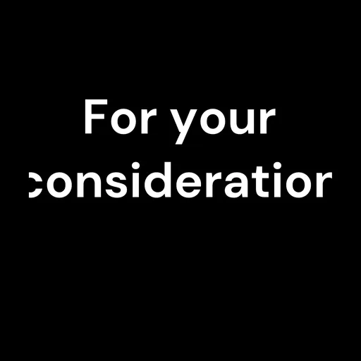 For your consideration Artwork