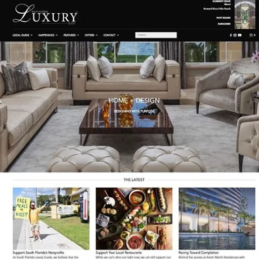 South Florida Luxury Guide Artwork