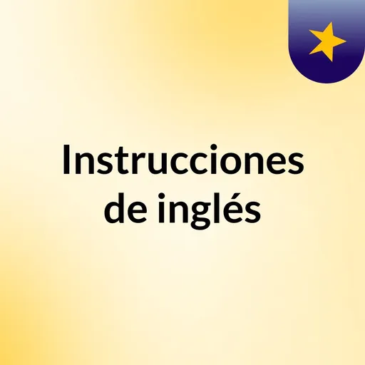Instrucciones de inglés Artwork