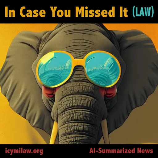 In Case You Missed It (Law) Artwork