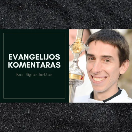 Evangelijos komentaras: kun. Sigitas Jurkštas Artwork